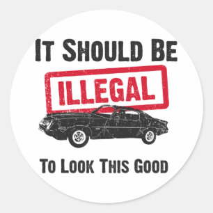 1978 Chevrolet Camaro Z28 Runder Aufkleber