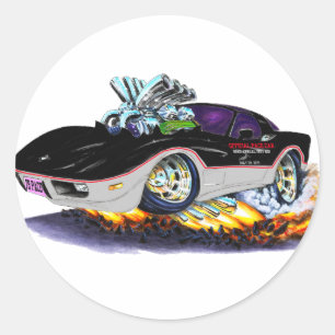1978 Corvette Indy Pace Car Runder Aufkleber