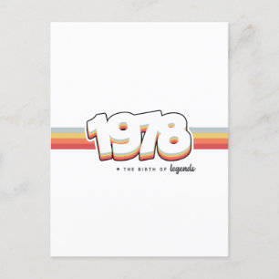 1978 Die Geburt von Legenden Postkarte