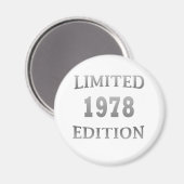 1978 Geburtsgeschenk zum Geburtstag Magnet (Vorderseite/Rückseite)