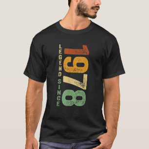 1978 Geburtstagsfeier seit 1978 Geschenke Geboren  T-Shirt