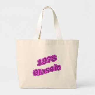 1978 klassisches Lila Jumbo Stoffbeutel