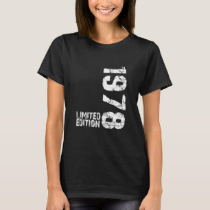 1978 Limited Edition Birthday Vintag Retro_2 T-Shirt