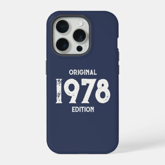 1978 Original Edition iPhone Hülle (Rückseite)