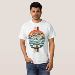 1978 Vintages Kassettenband Retro 47. Geburtstag T-Shirt