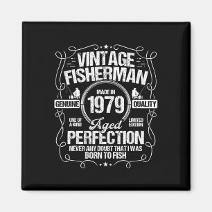 1979 Angel Geburtstag Für Angler 1979 Jahr Geboren Magnet