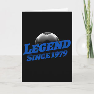 1979 Geboren Fußballfan Geburtstag Legendär Legend Karte