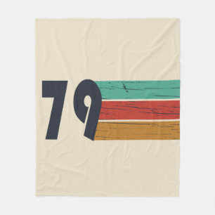 1979 Geborenes Vintage-Geburtstagsgeschenk Fleecedecke