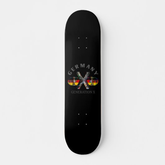 1979 Generation X Deutschland Skateboard (Vorne)