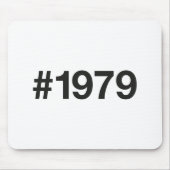 1979 Hashtag 46 Geburtstagsfeier Mousepad (Vorne)