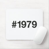 1979 Hashtag 46 Geburtstagsfeier Mousepad (Mit Mouse)
