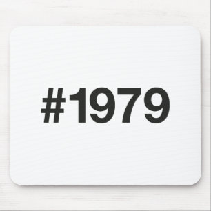 1979 Hashtag 46 Geburtstagsfeier Mousepad