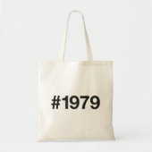 1979 Hashtag 46 Geburtstagsfeier Tragetasche (Vorne)