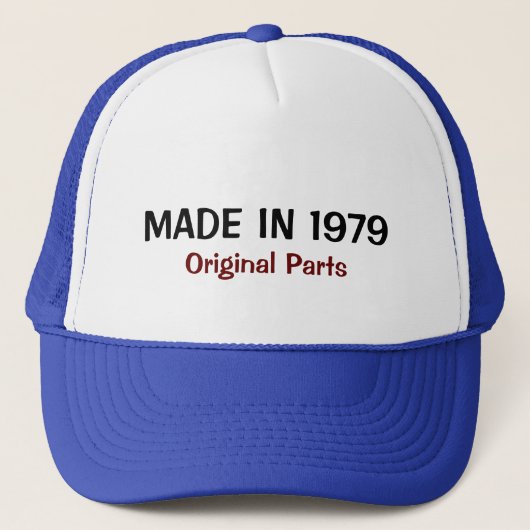 1979 hergestellt, Original Parts Trucker Hat Truckerkappe (Vorderseite)