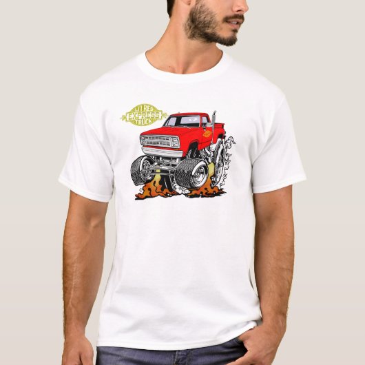 1979 Lieferwagen Lil Red Express LKW Cartoon T-Shirt (Vorderseite)