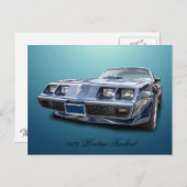 1979 PONTIAC FIREBIRD POSTKARTE (Vorne/Hinten)