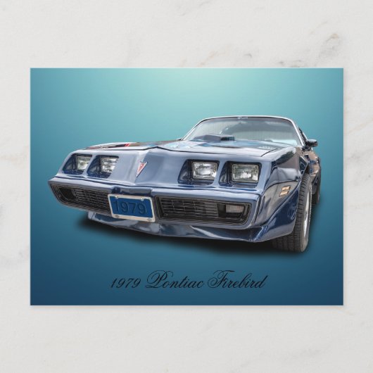 1979 PONTIAC FIREBIRD POSTKARTE (Vorderseite)