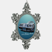 1979 PONTIAC FIREBIRD SCHNEEFLOCKEN Zinn-Ornament (Links)
