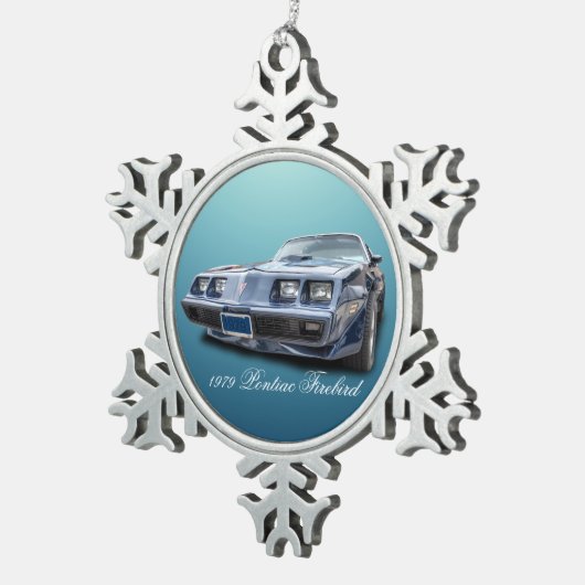 1979 PONTIAC FIREBIRD SCHNEEFLOCKEN Zinn-Ornament (Rechts)