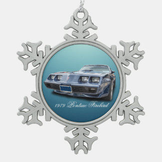 1979 PONTIAC FIREBIRD SCHNEEFLOCKEN Zinn-Ornament