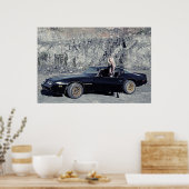 1979 Pontiac Trans Am 6,6 Liter V8 Poster (Küche)