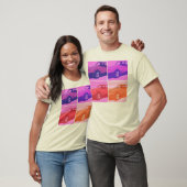 1979 Pop Rote Corvette Art T-Shirt (Unisex)