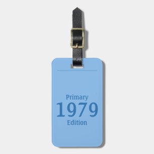 1979 Primär Edition (in ozeanblau) Gepäckanhänger