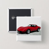 1979 Red Classic Car Button (Vorne & Hinten)
