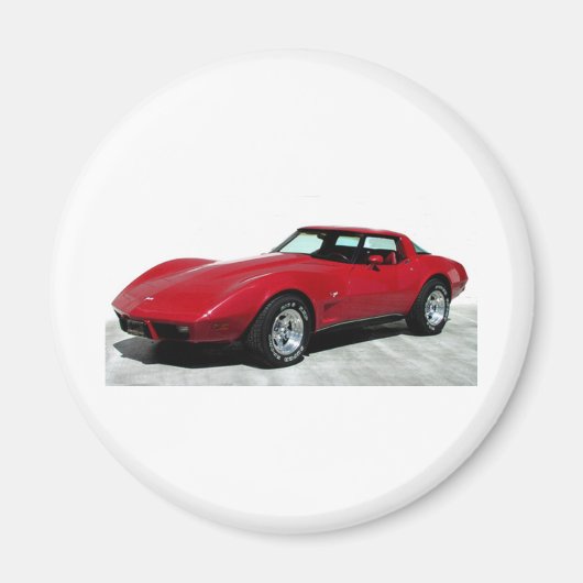 1979 Red Corvette Classic Magnet (Vorne)