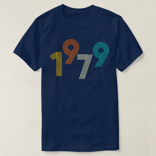 1979 Retro-Geburtstag Vintag T-Shirt (Design vorne)
