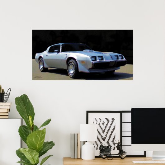 1979 TRANS AM 6,6 L POSTER (Heimbüro)