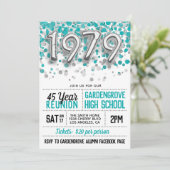 1979 Uni-Wiedersehen Einladung (Stehend Vorderseite)