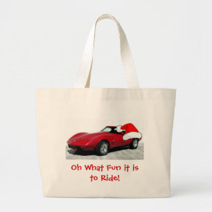 1979 Weihnachts Red Corvette Jumbo Stoffbeutel
