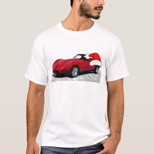 1979 Weihnachts Red Corvette T-Shirt (Vorderseite)