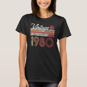 1980 42. Geburtstag Vintage 42 Jahre alt T-Shirt