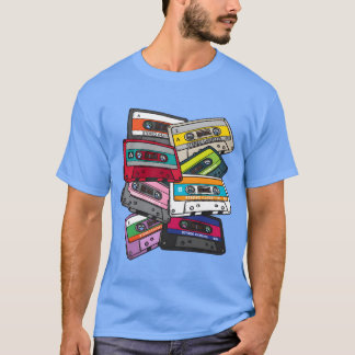 1980 80S Vintage Generation Eighties Cassette fami T-Shirt
