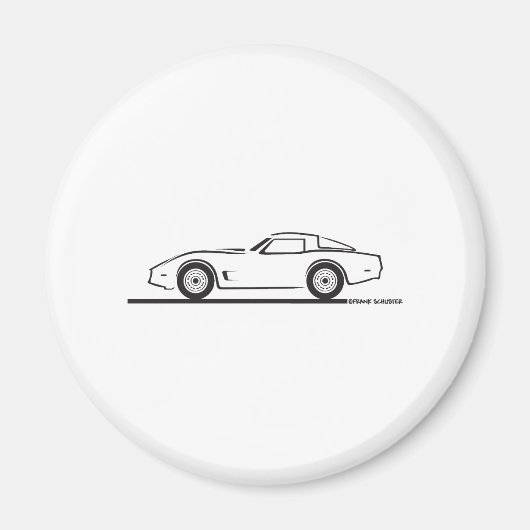 1980-82 Chevrolet Corvette Magnet (Vorne)