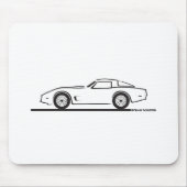 1980-82 Chevrolet Corvette Mousepad (Vorne)