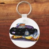 1980-82 Corvette Black Car Schlüsselanhänger (Vorderseite)