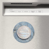1980 American Penny (Front) Magnet (In Situ (Geschirrspüler))