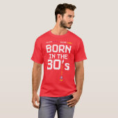 1980 Birtday Retro Gamer Piel Born in the 80s frie T-Shirt (Vorne ganz)