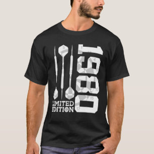1980 DARTS 42. GEBURTSTAG T-Shirt