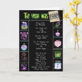 1980 Geburtstag Spaß Fakten Karte (Gelbe Blume)