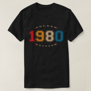 1980 Goldene Retro-Edition T-Shirt