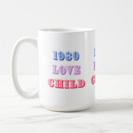 1980 Liebe Child Kaffeetasse