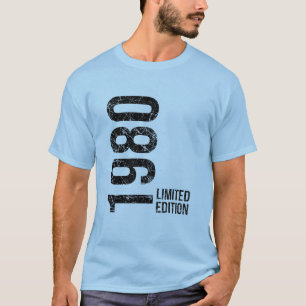 1980 Original Jetzt 46 Retro Geburtstagsenergie T-Shirt