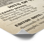 1980 Stethoscope Times for Nurse Retirement Party Poster (Ecke)