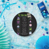 1980 - Trivia Facts Paper Plate Pappteller (Party)