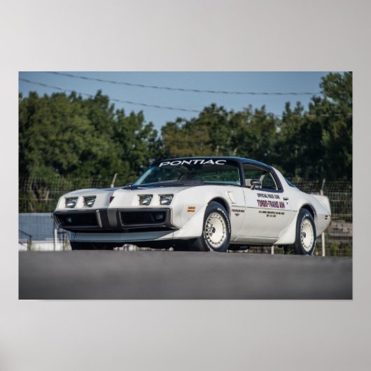 1980 Turbo Trans Am Pace Car Poster (Vorne)