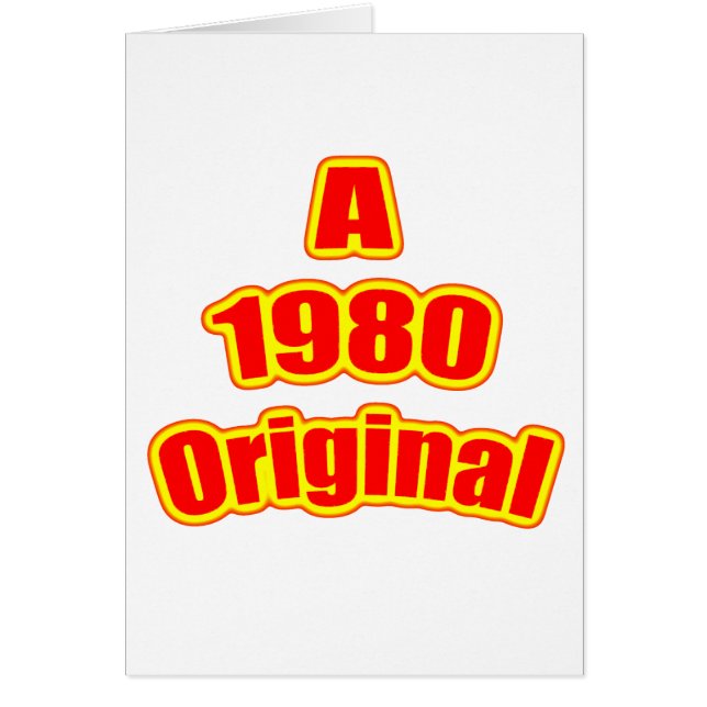 1980 ursprüngliches Rot (Vorne)